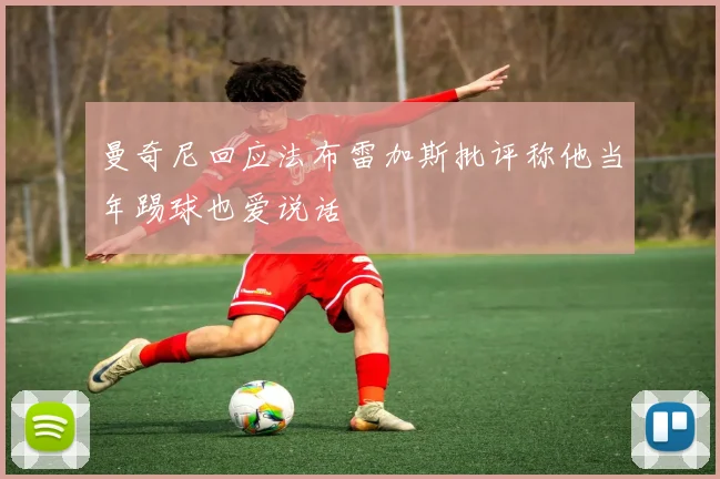 曼奇尼回应法布雷加斯批评称他当年踢球也爱说话